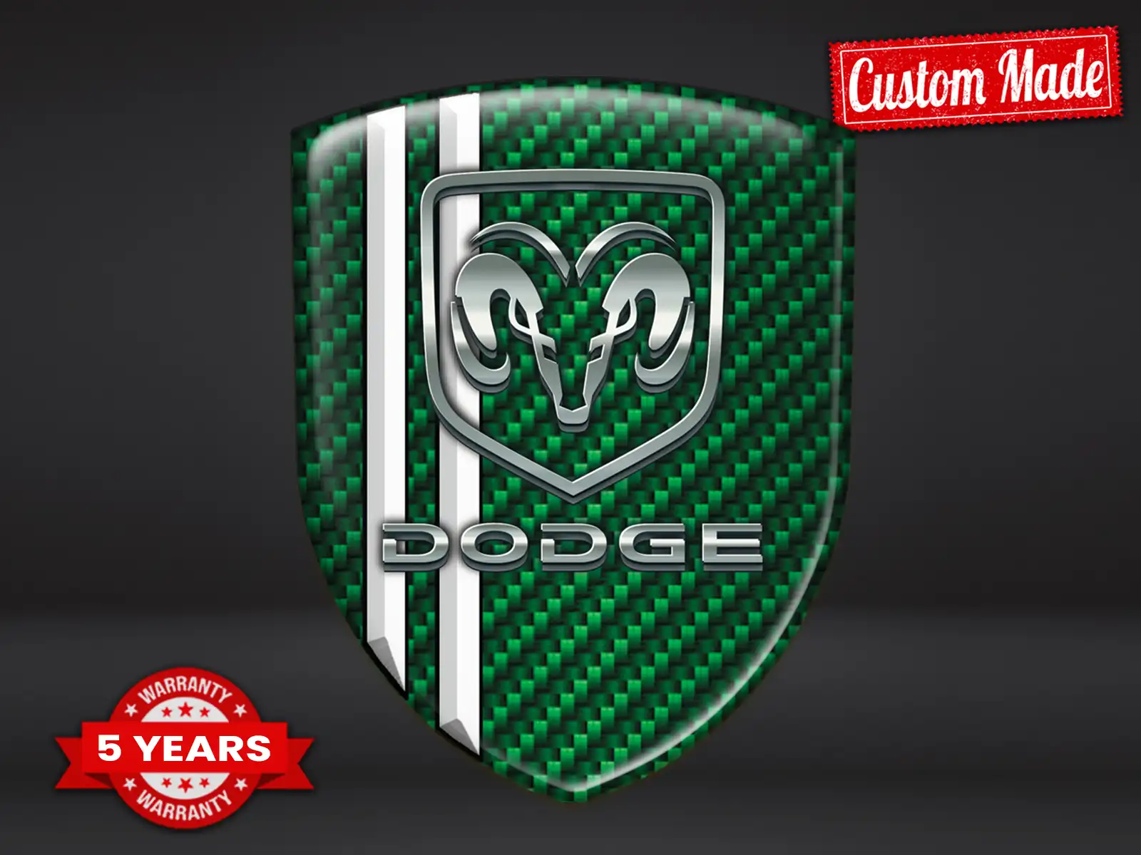 Dodge Windschutzaufkleber Limitiert Hochwertig Robust
